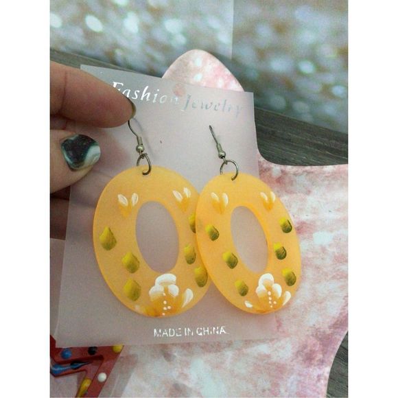 NWT 2 Pair Bundle Fashion Earrings Pierced Dangle Bohemian Boho Earrings - Picture 10 of 10